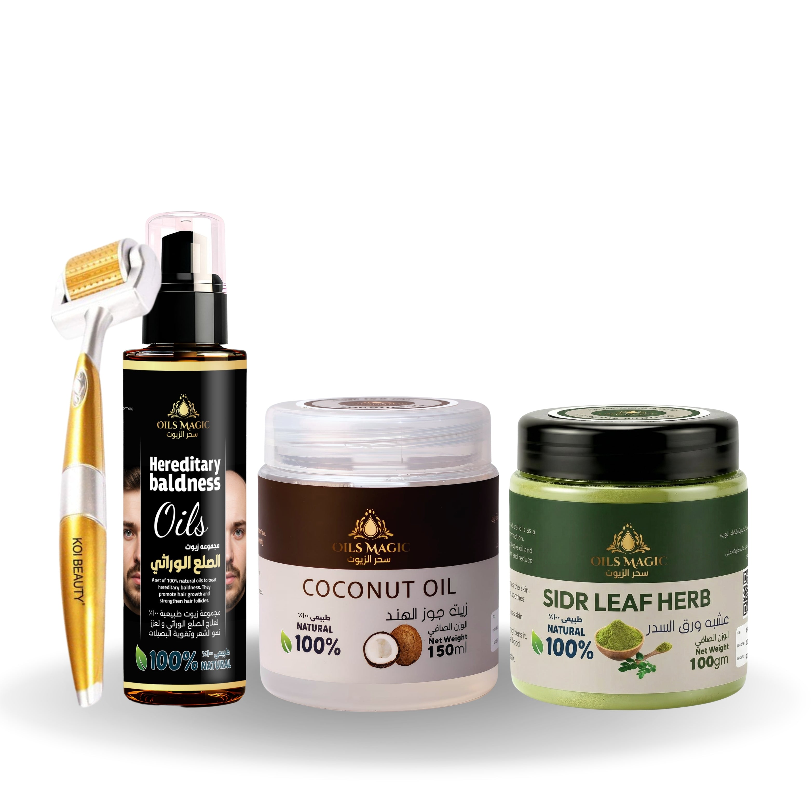 Package for noticeable gaps and thin hair